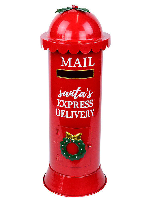 Nostalgic Santa Express Delivery Metal Letterbox Ornament | 52cm