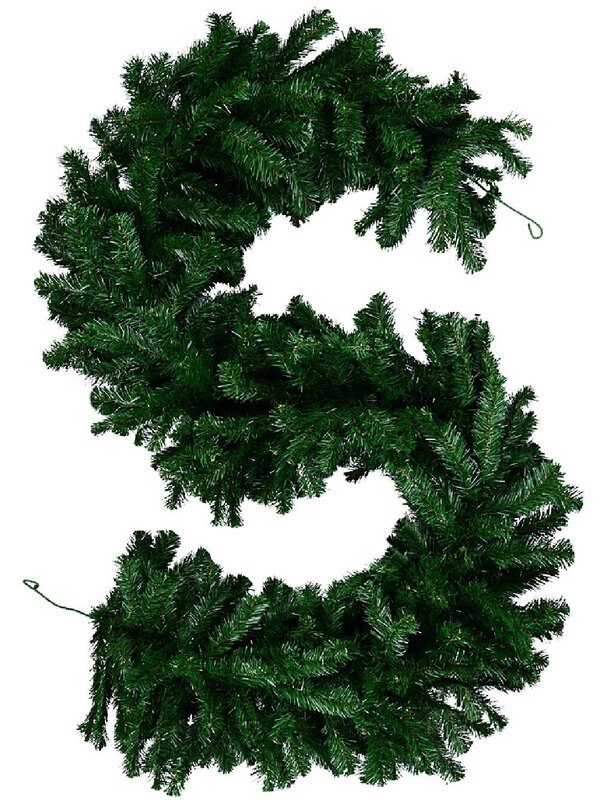2.7m Thick Balsam Pine Christmas Garland | 380 Tips