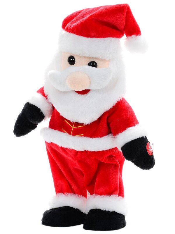 32cm Hip Swing Musical, Santa Claus Is Coming To Town Animated Toy