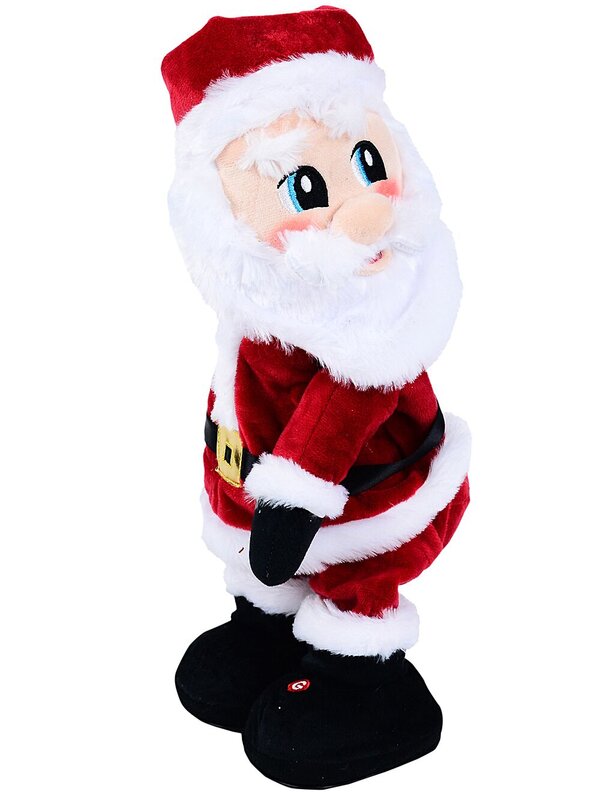 38cm Booty Shakin' & Twistin' Santa Claus In Da Club Animated Toy
