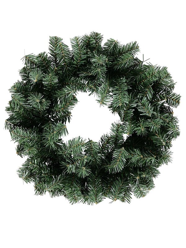 48cm Mayfair Lush Fir Evergreen Christmas Wreath | 128 Tips