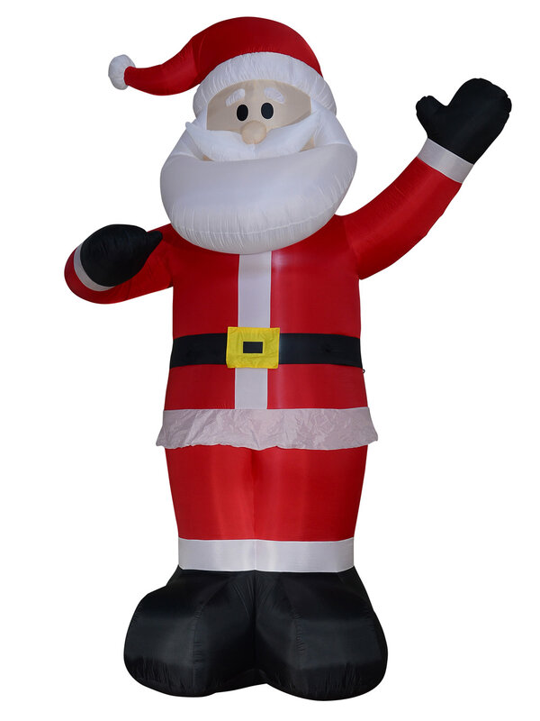 4m Gigantic Greeting Santa | LED Outdoor Inflatable