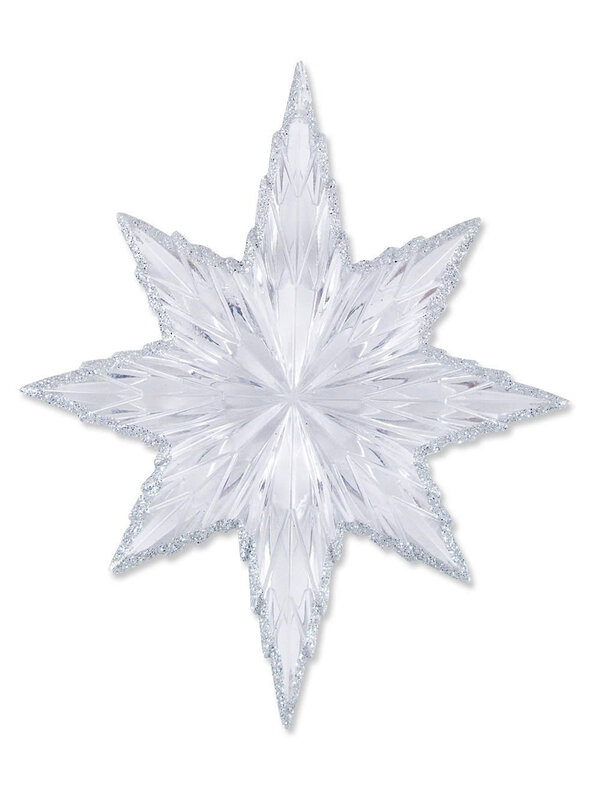 8 Point Star Hanging Ornament - 12cm