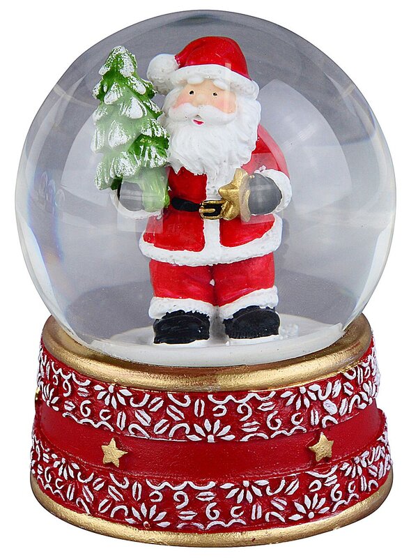 85mm Santa & Christmas Tree Mini Waterball Snow Globe