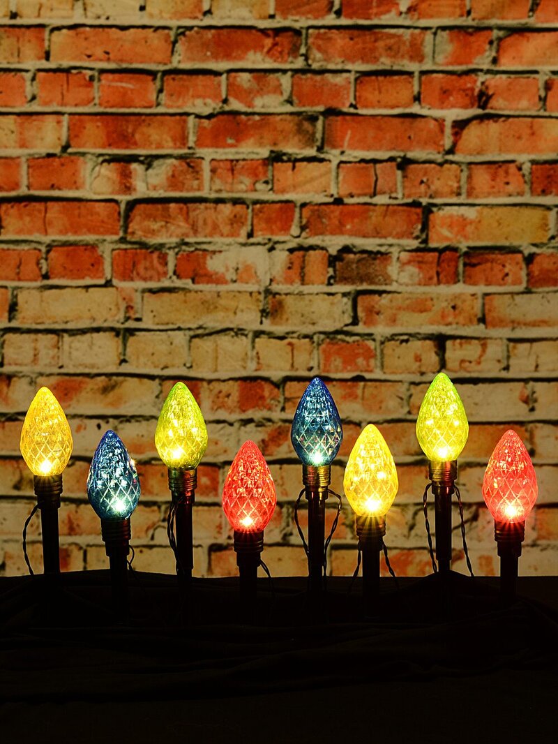 8x LED G50 Pine Cone Path Lights - Hybrid Solar & Electric Stakes | 30cm — image 4