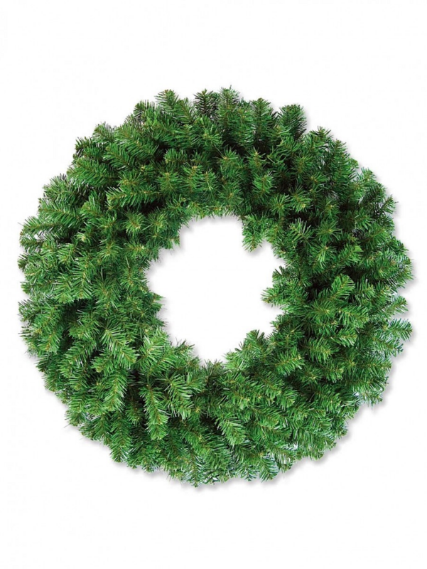 90cm Grand Statement Balsam Fir Christmas Wreath | High Density 354 Tips