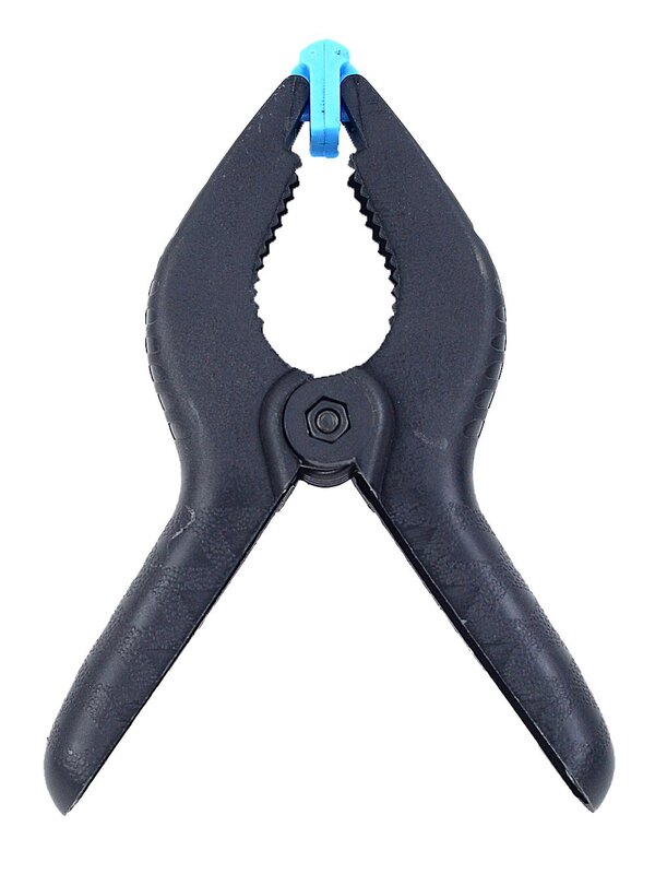 Black Spring Clamp Clip | 10cm Heavy Duty Grip For Christmas Garlands & Decor