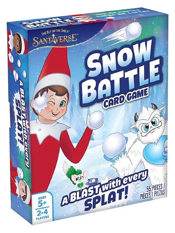 Elf On The Shelf Santaverse Snow Battle Card Game | Official 54 Card Set