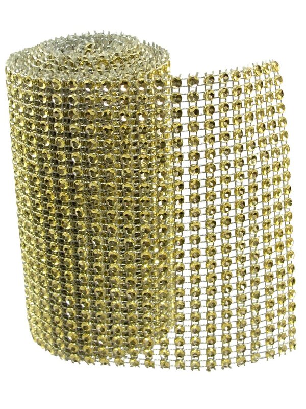 Gold Diamond Wrap Decoration - 1.8m