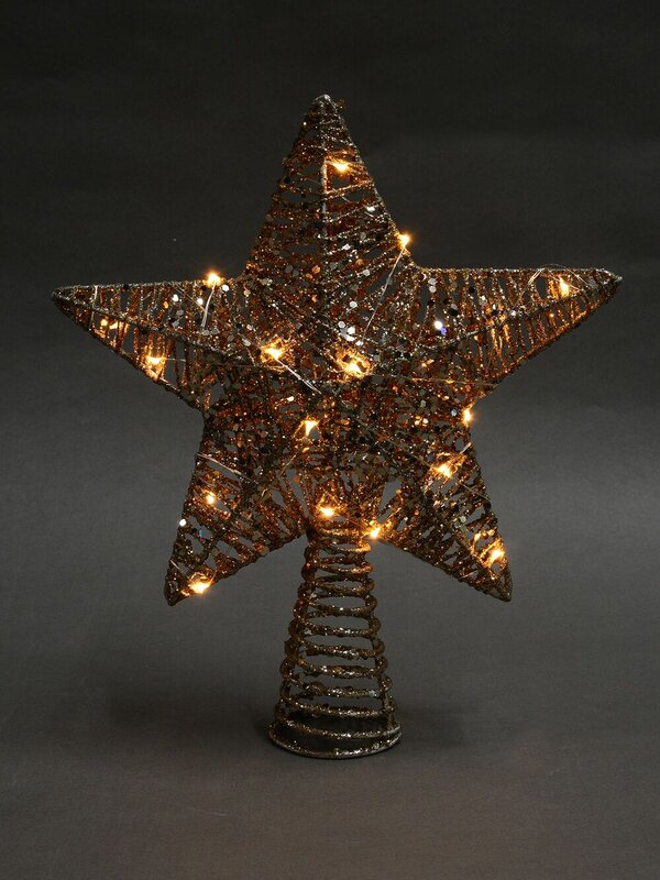 Hand Held 5 Point Multi Colour LED Star Christmas Light - 26cm