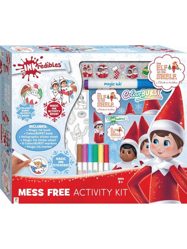 INKredibles Mess-Free The Elf On A Shelf Christmas Activity Set