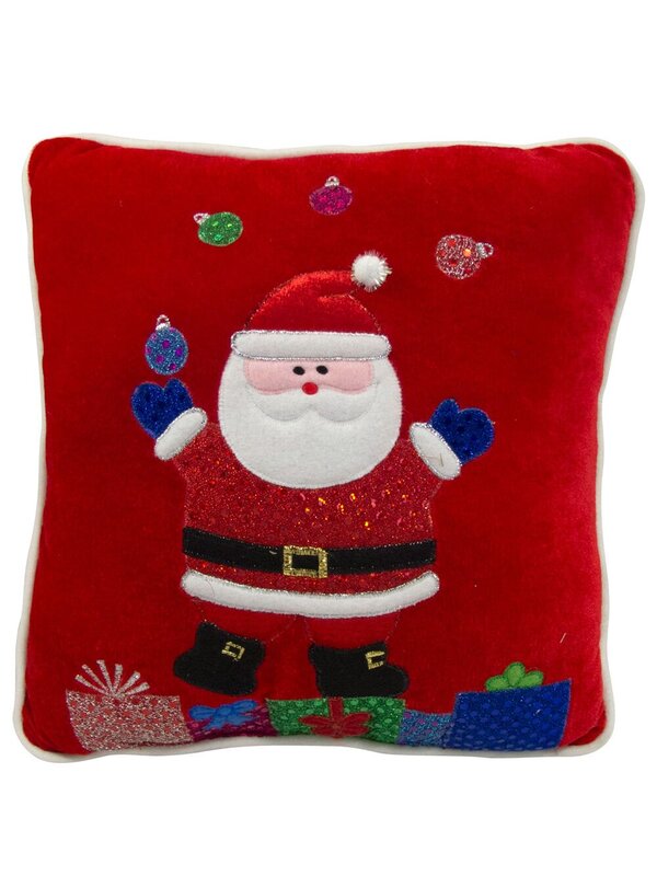 Juggling Santa Cushion - 30cm