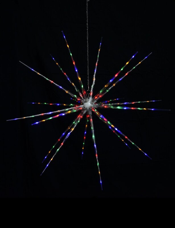 LED Multi Colour 3D Starburst Display - 1m