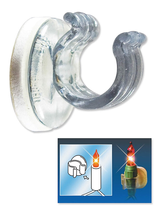 Light & Decor Adhesive Mini Clip Accessory - 52 Pack