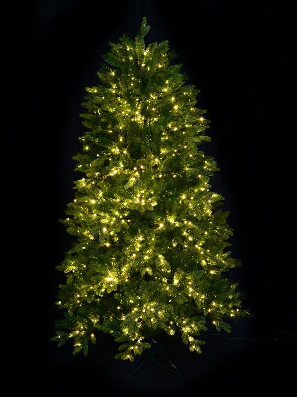 Magic Night Pre-lit Christmas Tree With Dual 1752 LED Lights & 1624 Tips - 2.3m