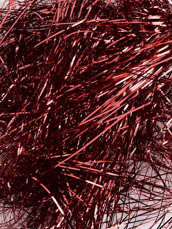 Metallic Red Whimsical Essential Tinsel Lametta | 300x Icicles