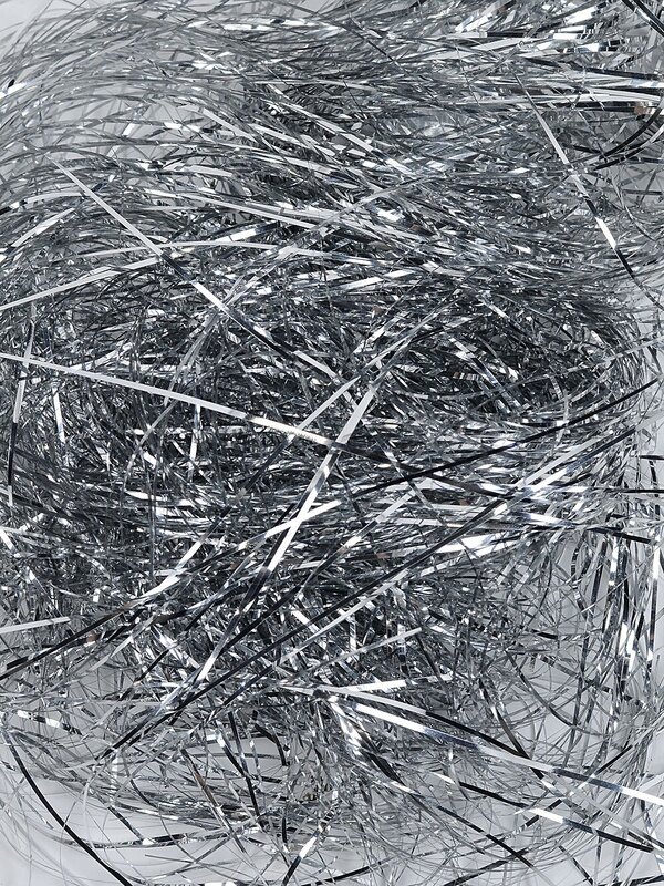 Metallic Silver Whimsical Essential Tinsel Lametta | 300x Icicles