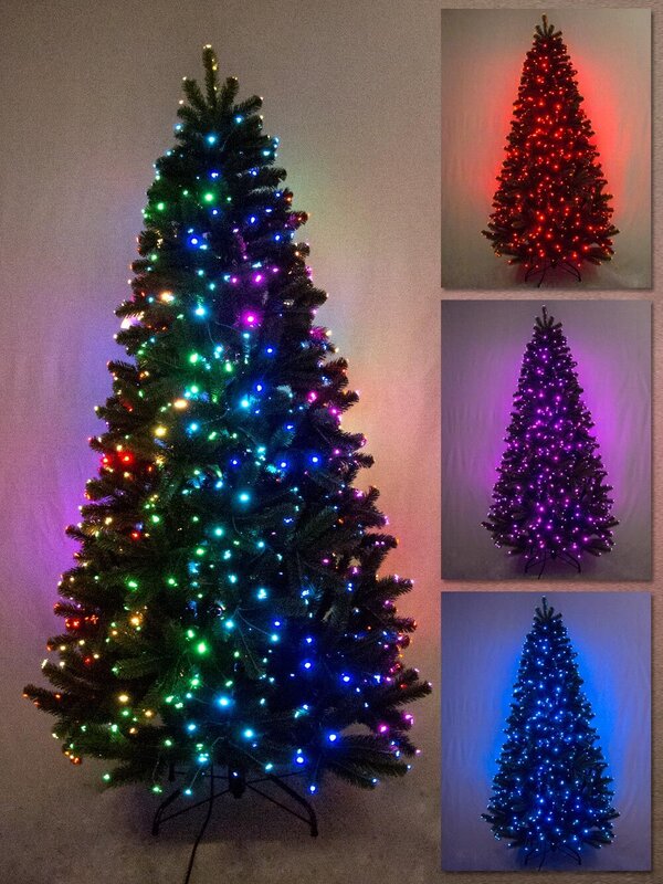 Multi Colour & Function Dancing Light Fibre Optic Tree - 1.8m