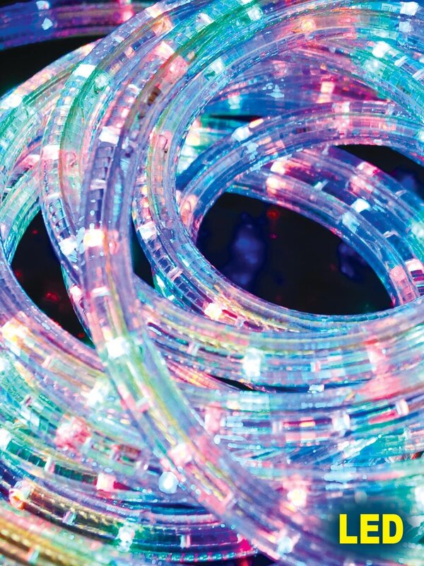 Multi Colour LED Rope Light - 6m