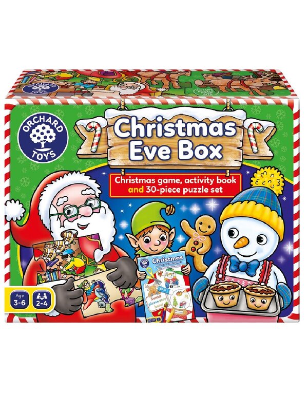 Orchard Toys Christmas Eve Box With Game, Colouring Book & 30 Piece Puzzle