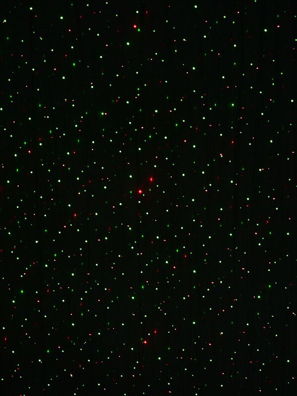 Red, Green & Blue Dot Multi Pattern LED Firefly Garden Laser Light | 17m x 17m
