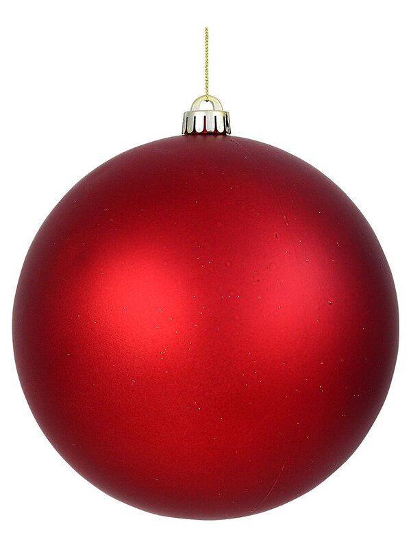 Regal Red Metallic Majestic Large Display Bauble | 20cm