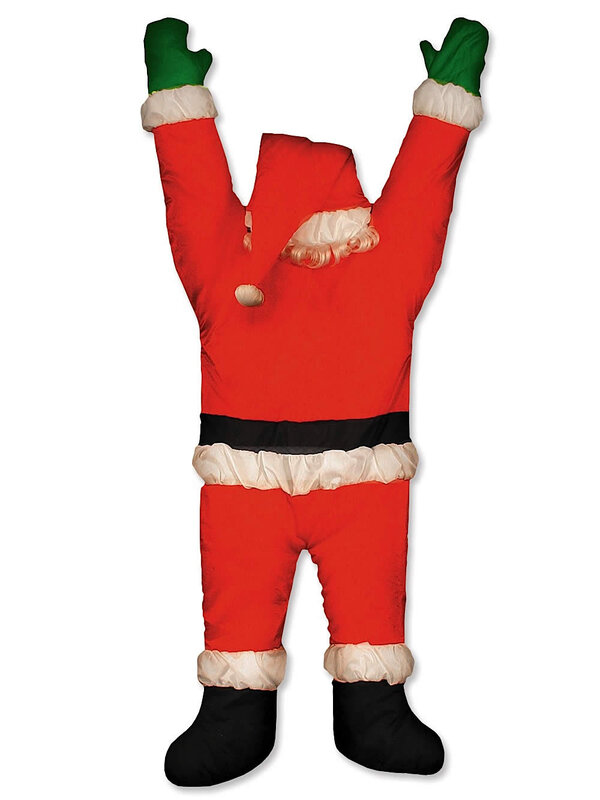 Santa Hanging From Door / Gutter Outdoor Decoration - 1.5m