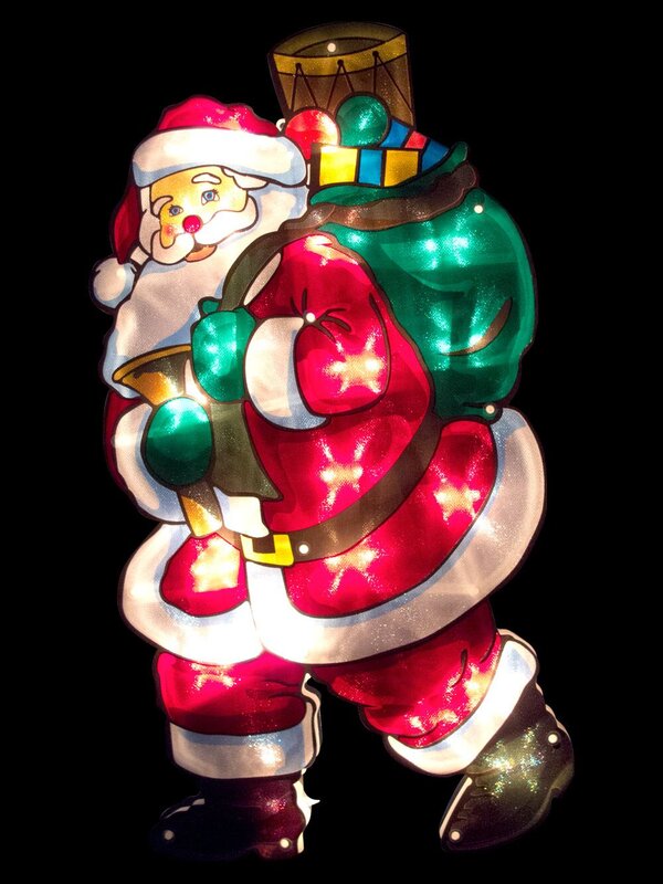 Santa Indoor Illuminated Motif - 45cm