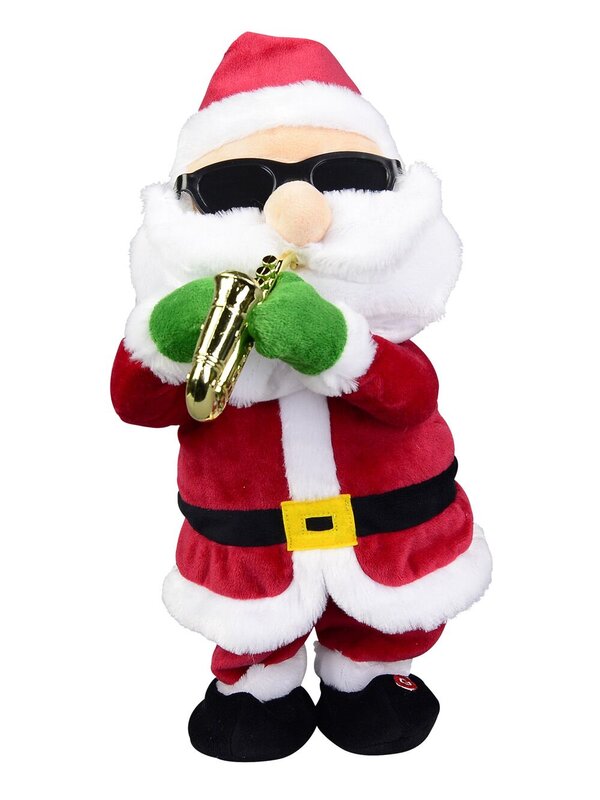 Saxing It Up Santa Musical Animation - 37cm