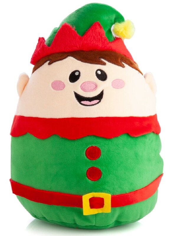 Smooshos Pals Soft & Jolly Elf Christmas Plush Toy - 22cm