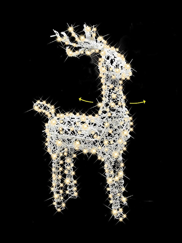 Standing Crystal Deer Light Display - 1.2m