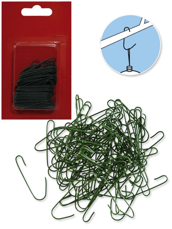 Wire Ornament & Decoration Hanger - 100 Per Pack