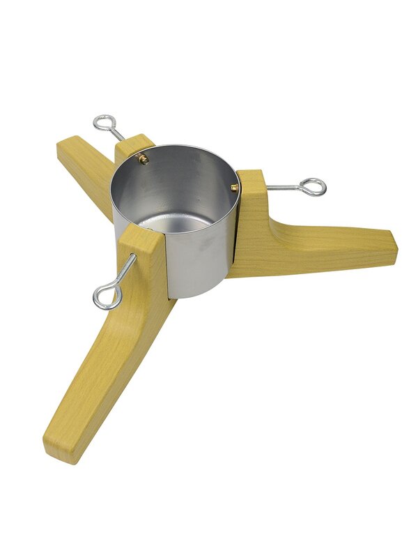 Wood Grain Live Christmas Tree Stand - Suitable For Tree Trunks Up To 14cm Diameter