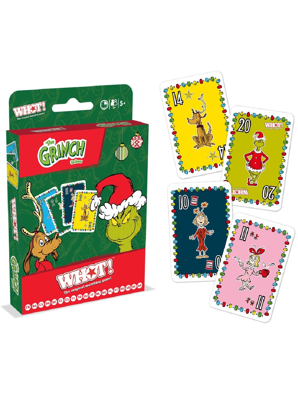 Official Dr. Seuss The Grinch WHOT! Card Game | Fast-Paced Matching Game — image 5