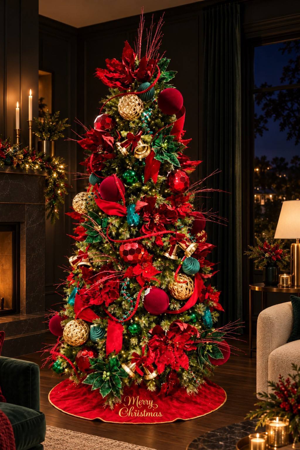 Heritage Red & Green Tree